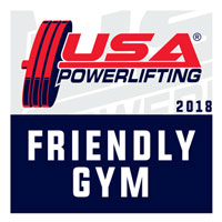 USA Powerlifting Friendly Gym Logo